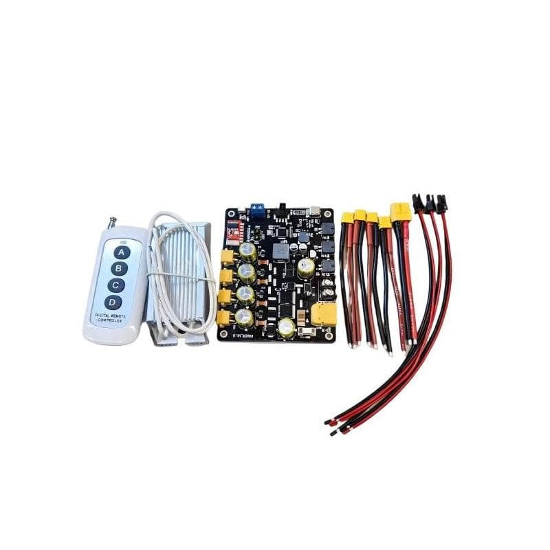 20V-65V — ROBSTRIDE Power Board 20V-65V PDB kit with power distribution board, wired remote controller, and leads